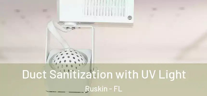  Duct Sanitization with UV Light Ruskin - FL
